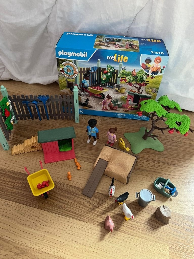 Playmobil 71510 Kleine kippenboerderij tuin van huis, Complete set, Overige typen, Ophalen of Verzenden, Zo goed als nieuw