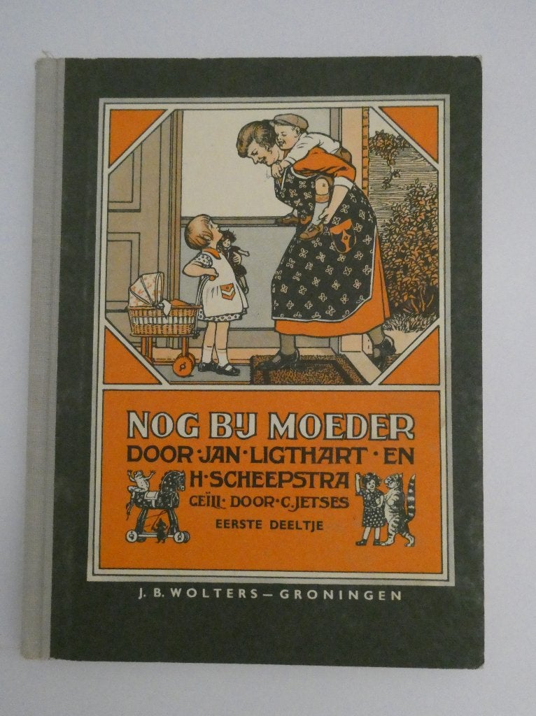 oude leesboekjes, nog bij moeder, deel 1, 2 , 3 en 4, Boeken, Ophalen, Zo goed als nieuw, Jan Lighthart en H.Scheepstra, Fictie algemeen