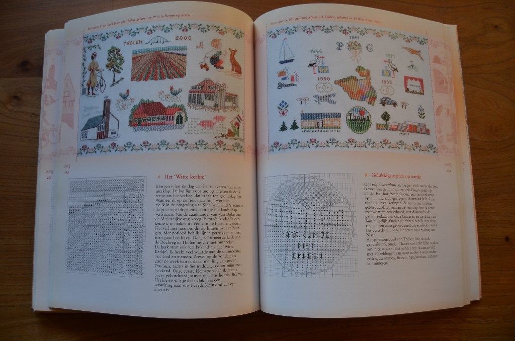 Door ons gedaen, Zeeuws borduurboek, Ophalen of Verzenden, Gebruikt, Handborduren, Overige typen