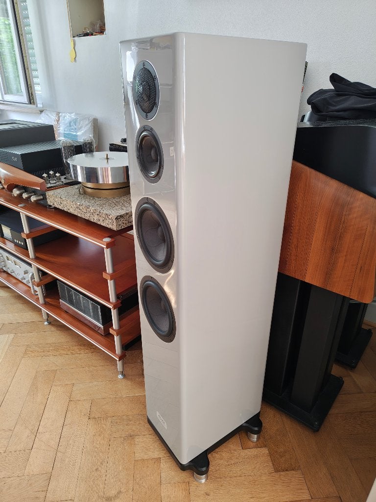 AUER Acoustics VERSURA V2 & McIntosh MC901, Ophalen, Zo goed als nieuw, 120 watt of meer, Overige merken