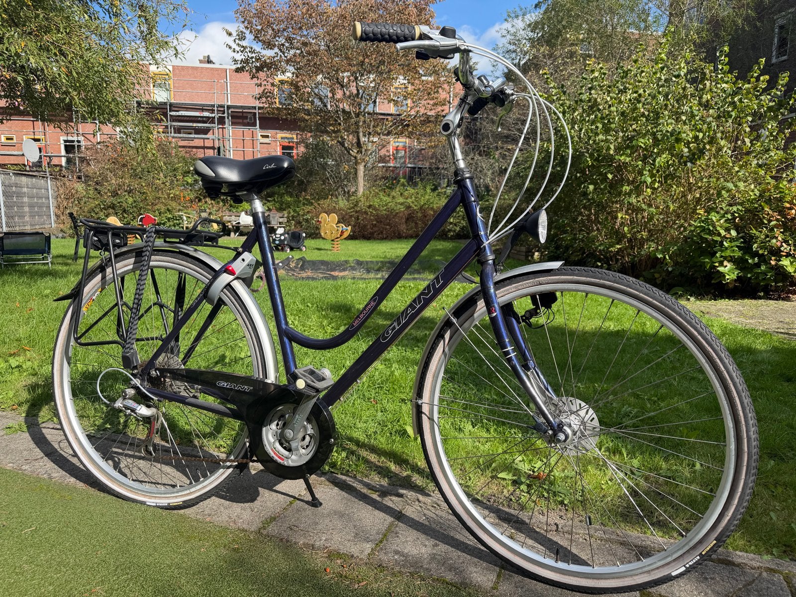 Giant damesfiets, Fietsen en Brommers, Ophalen, Gebruikt, Velgrem, (Extra) lage instap