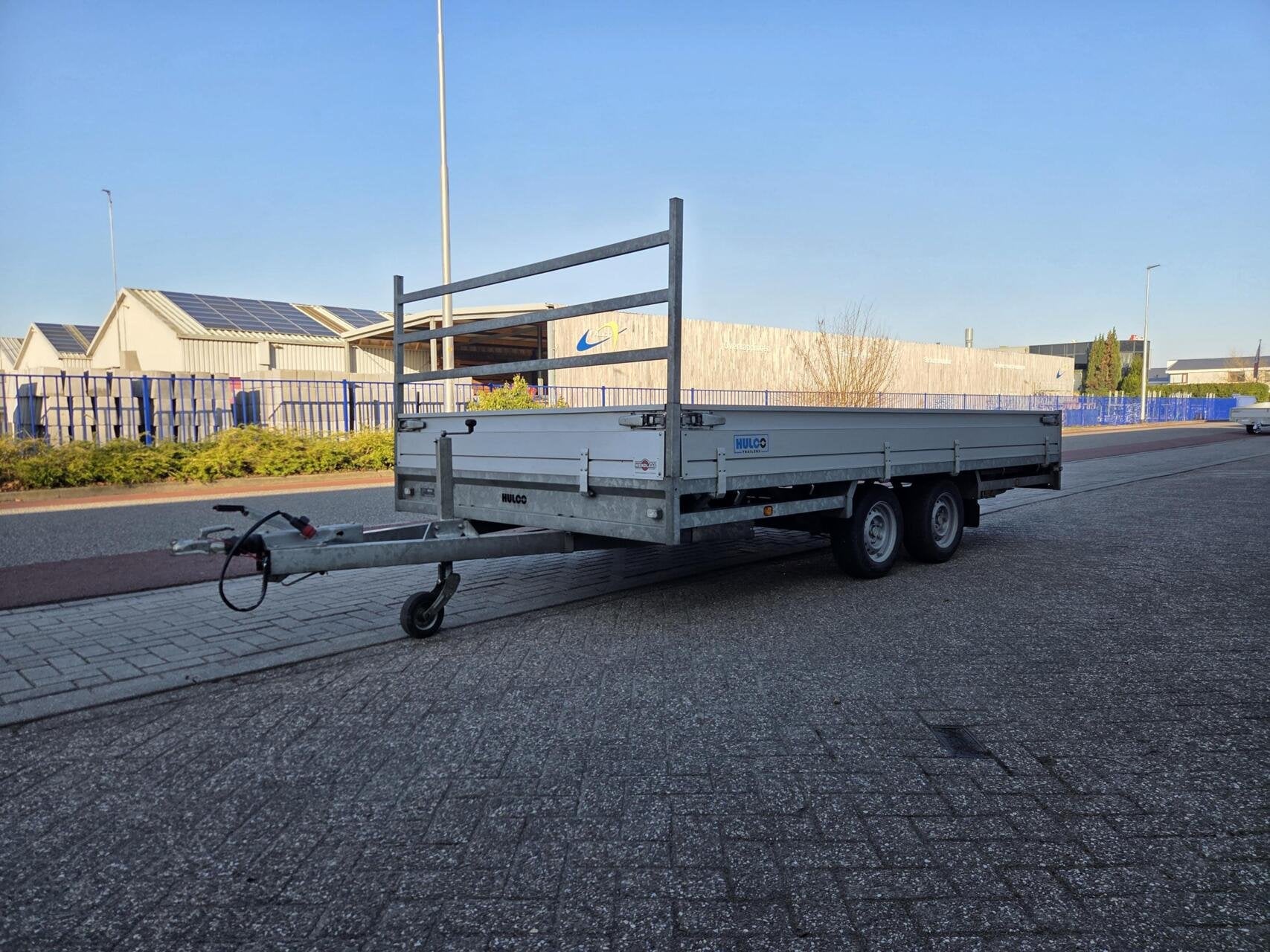 Hulco Plateauwagen | 405 x 223 + opberglade, Auto diversen, Aanhangers en Bagagewagens, Gebruikt