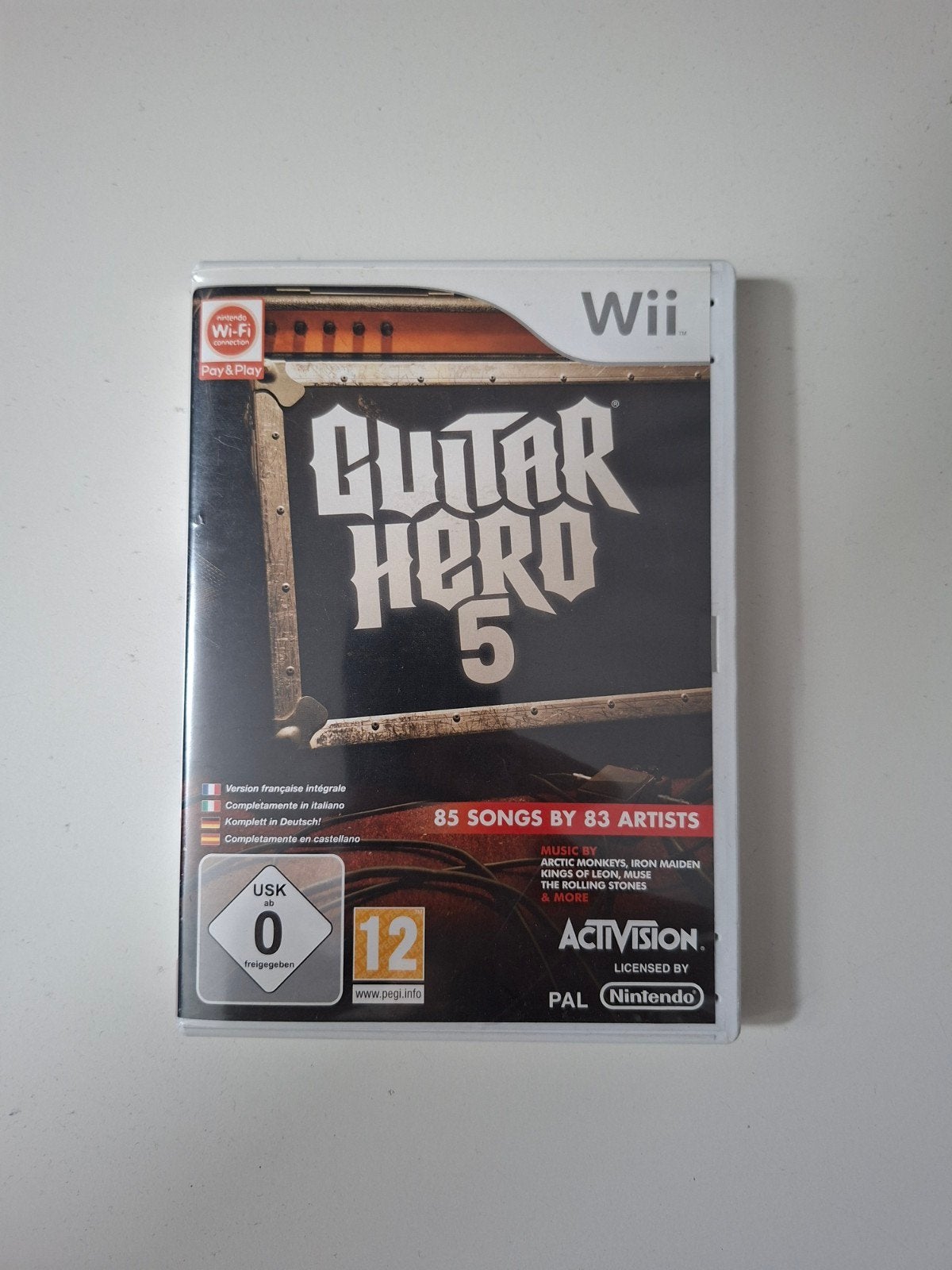 Guitar Hero 5 - Nintendo Wii (Alleen Spel), Muziek, 1 speler, Ophalen of Verzenden, Zo goed als nieuw