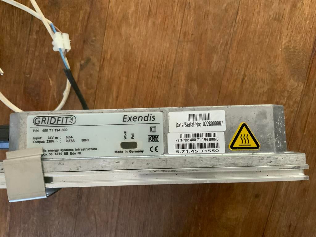 2x Gridfits Exendis Omvormer voor Zonnepanelen, Ophalen of Verzenden, Gebruikt, Overige typen