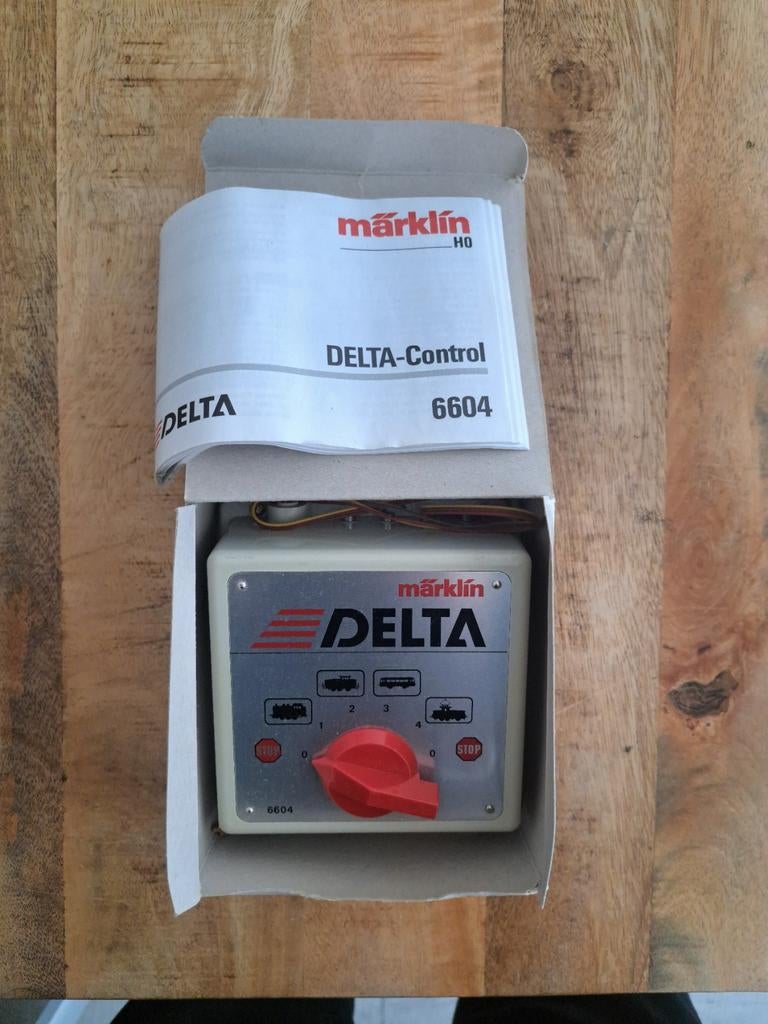 Marklin delta control nr 6604 vg372, Transformator of Voeding, Ophalen of Verzenden, Zo goed als nieuw, N.b