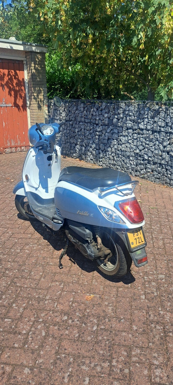 Sym Fiddle III Scooter - Blauw/Wit, Goed Onderhouden, Ophalen, Gebruikt, Benzine, SYM