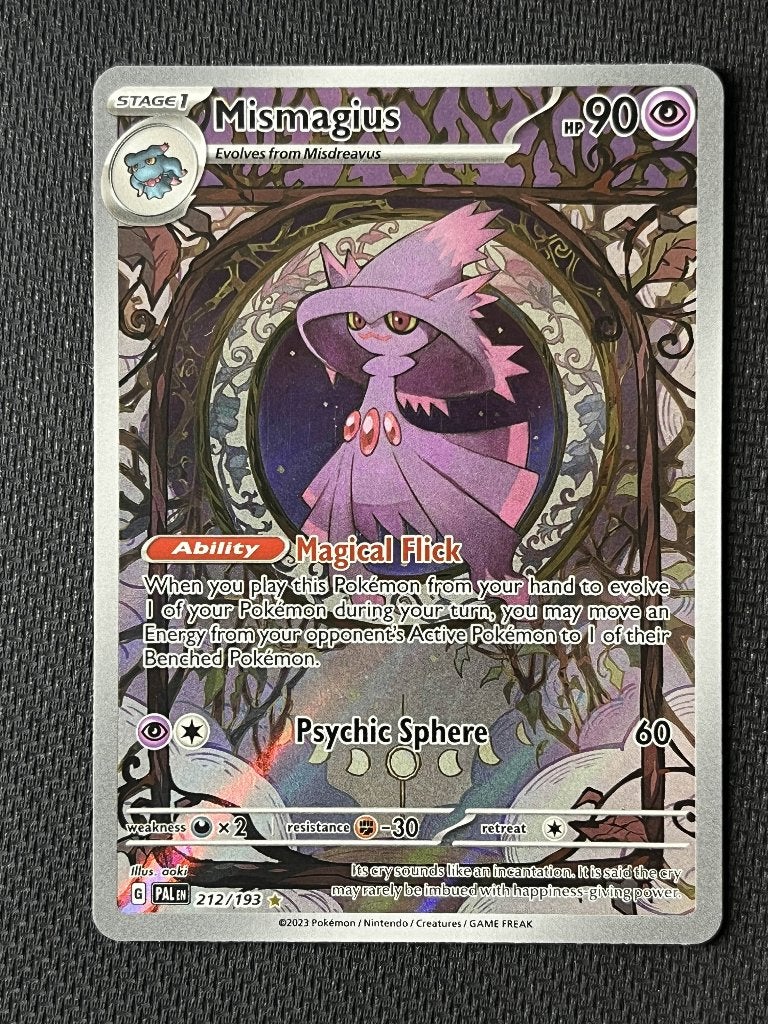 Mismagius (PAL 212), Ophalen of Verzenden, Zo goed als nieuw, Losse kaart, Foil