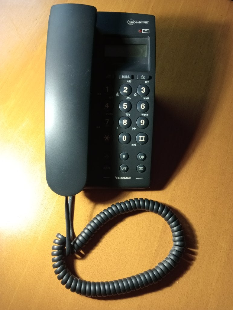 Telefoon KPN Madrid Antraciet, Telecommunicatie, Vaste telefoons | Niet Draadloos, Ophalen, Gebruikt