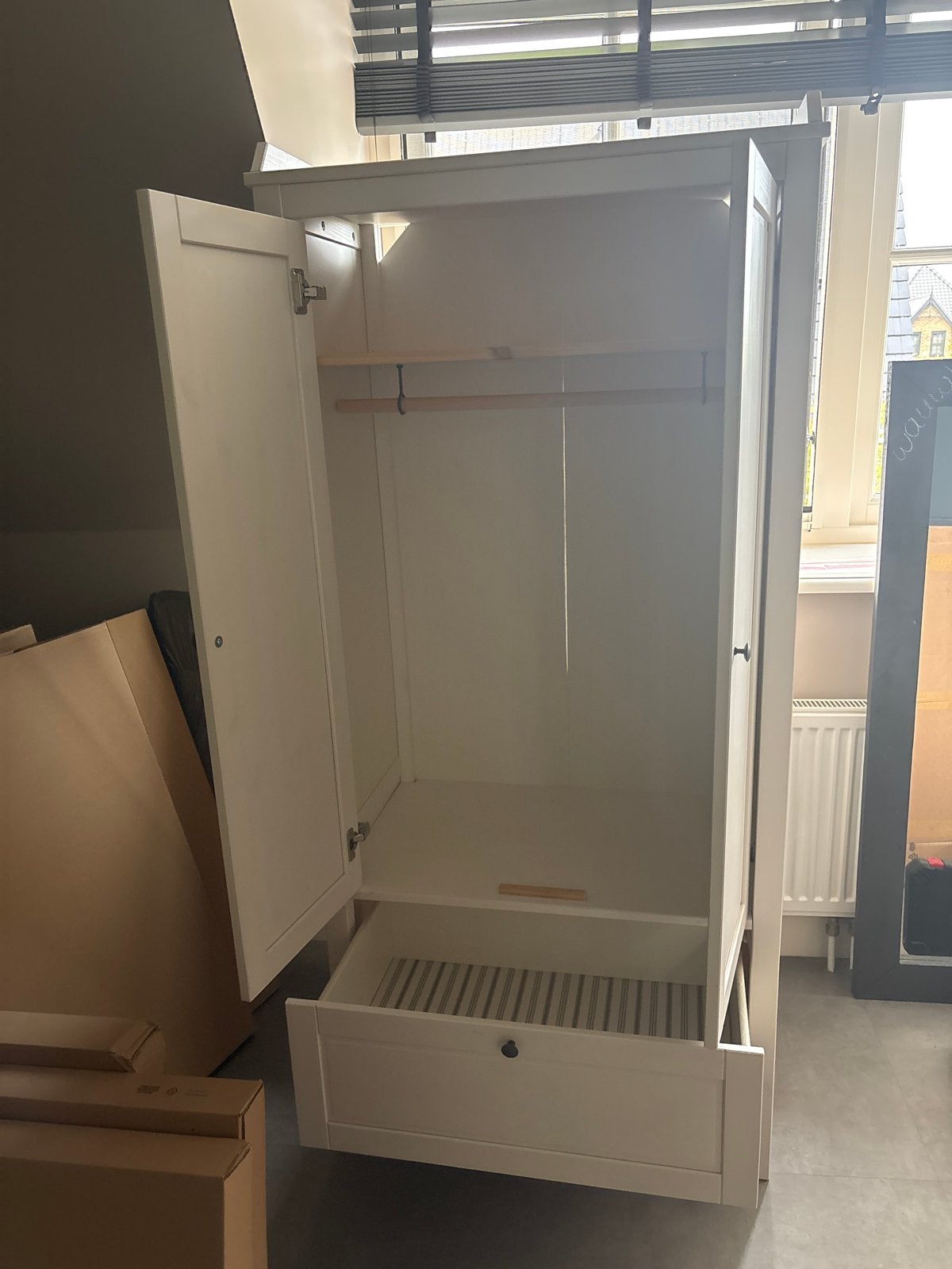 IKEA kast 78x48,5x172cm - Ruime opbergkast, Ophalen, Gebruikt, 50 tot 100 cm, Met lade(s)