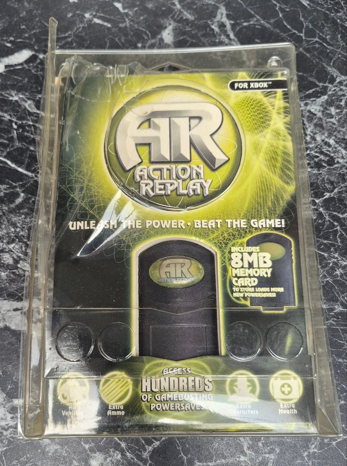 Action Replay voor Xbox - Cheat Systeem met 8MB Geheugen, Spelcomputers en Games, 1 speler, Ophalen, Gebruikt, Vanaf 3 jaar