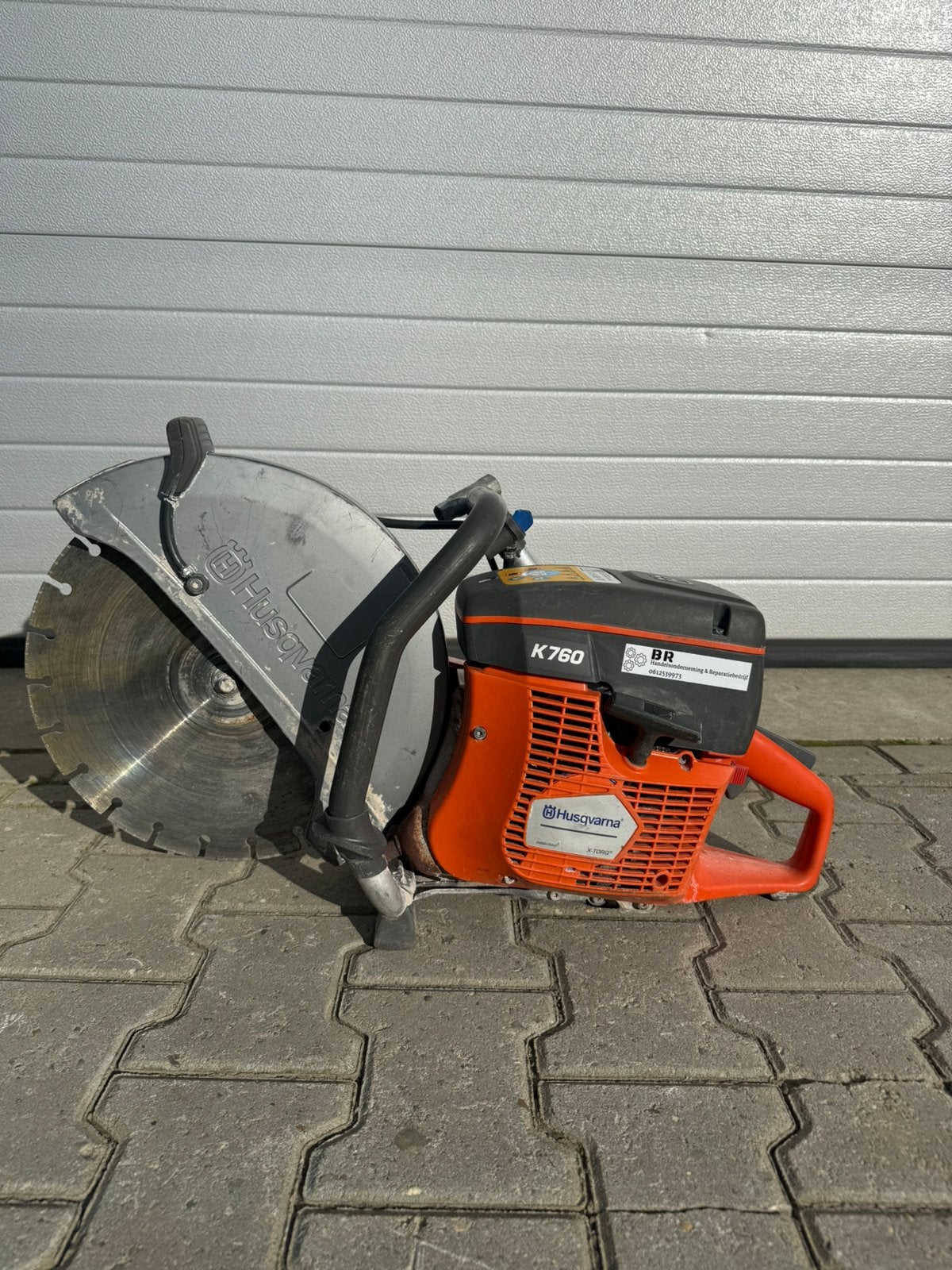Husqvarna K760 Ø350 Bandenzaag, Ophalen, Gebruikt, 70 mm of meer, Kettingzaag