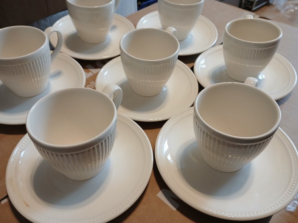 Wedgwood kop en schotels Prijs:5 euro per kop en schotel, Ophalen of Verzenden, Zo goed als nieuw, Porselein, Kop en/of schotel