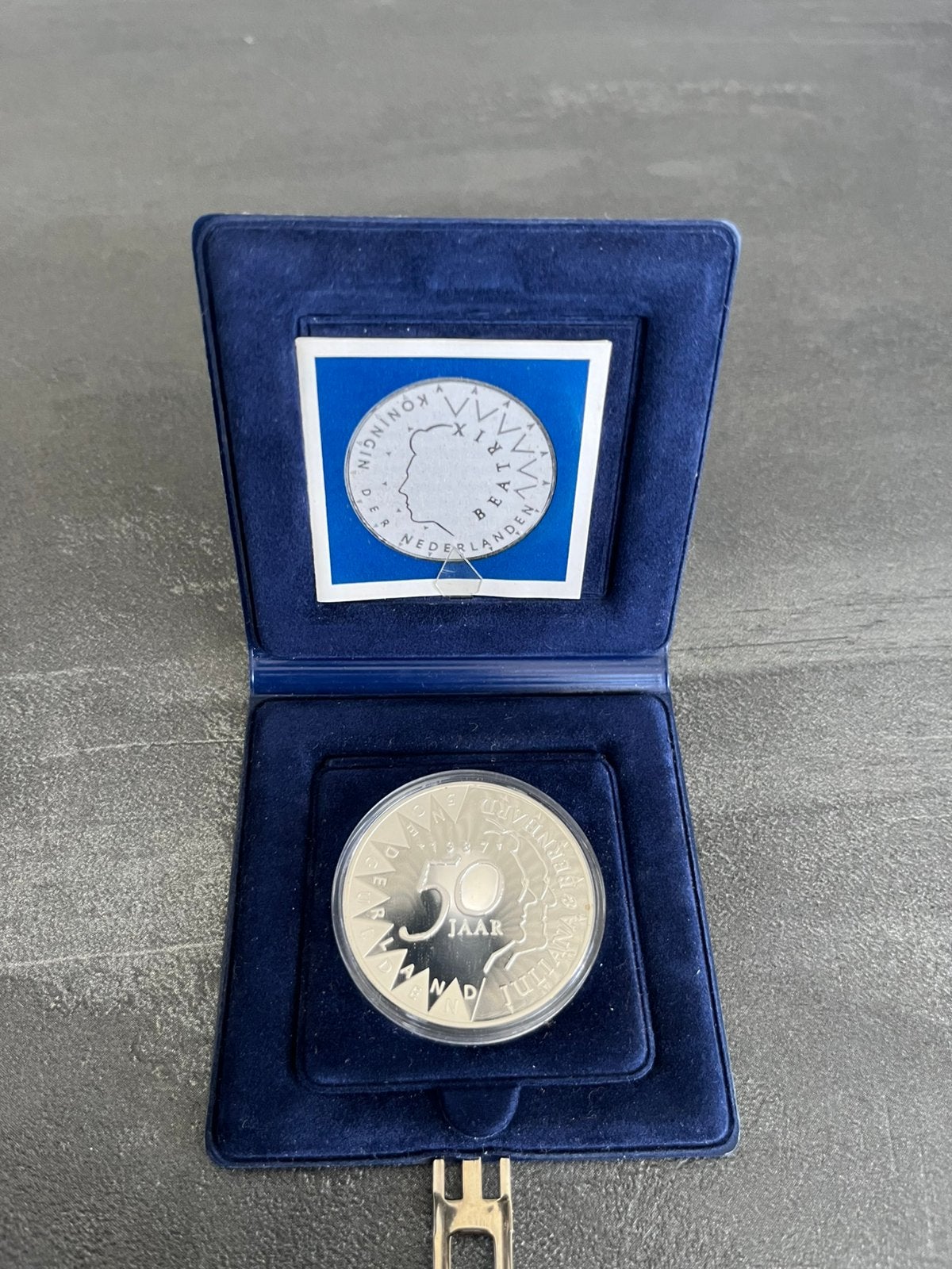 Zilveren 50 gulden munt 1987, Ophalen of Verzenden, Koningin Beatrix, 50 gulden, Zilver