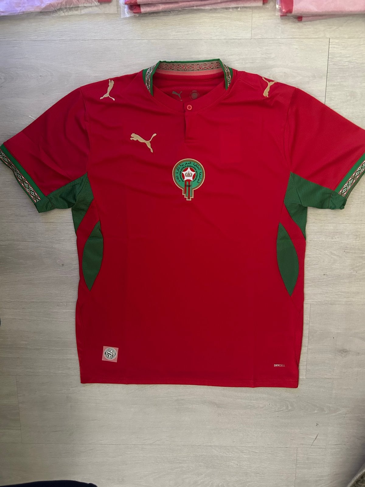 Marokko Thuis Shirt WK Editie - Maten M, L, XL, Maat 48/50 (M), Nieuw, Ophalen of Verzenden, Voetbal