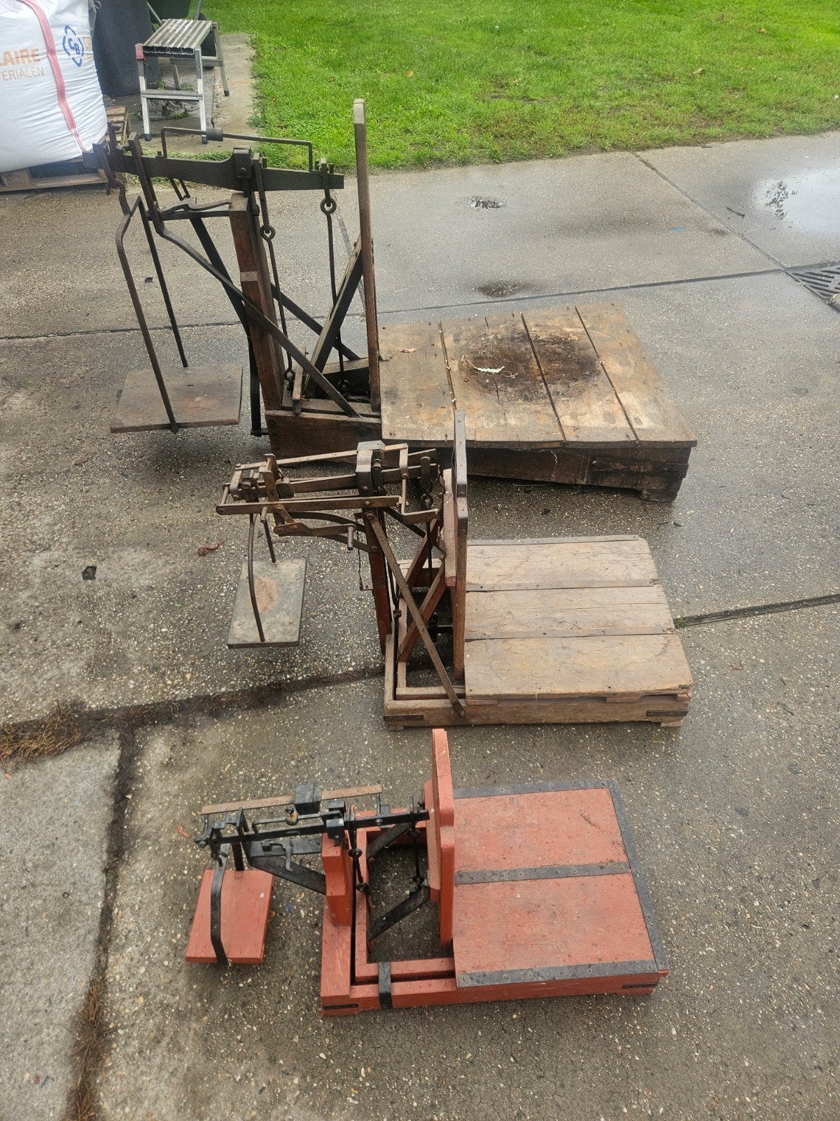 3x Bascule in 3 formaten, Antiek en Kunst, Ophalen
