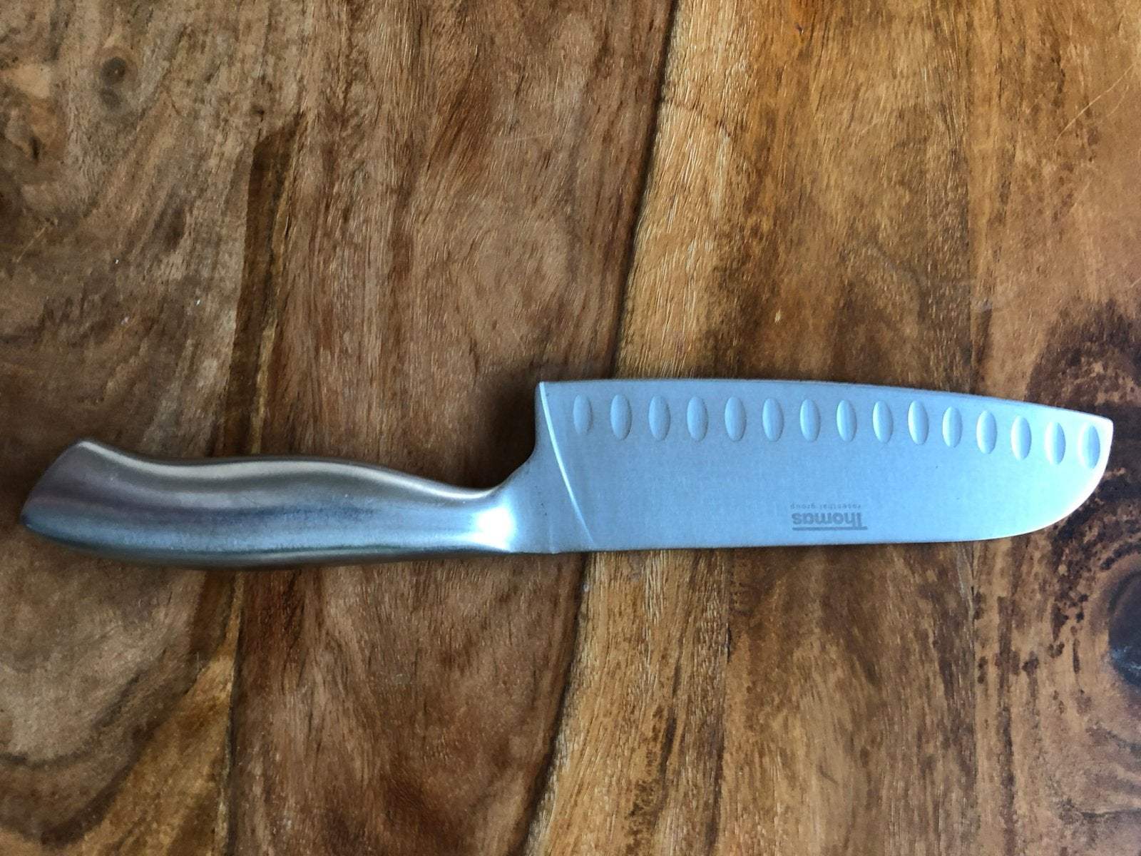 Santoku mes / koksmes, Thomas Rosenthal Group, Huis en Inrichting, Ophalen of Verzenden, Gebruikt, Rvs of Chroom, Keukenmes