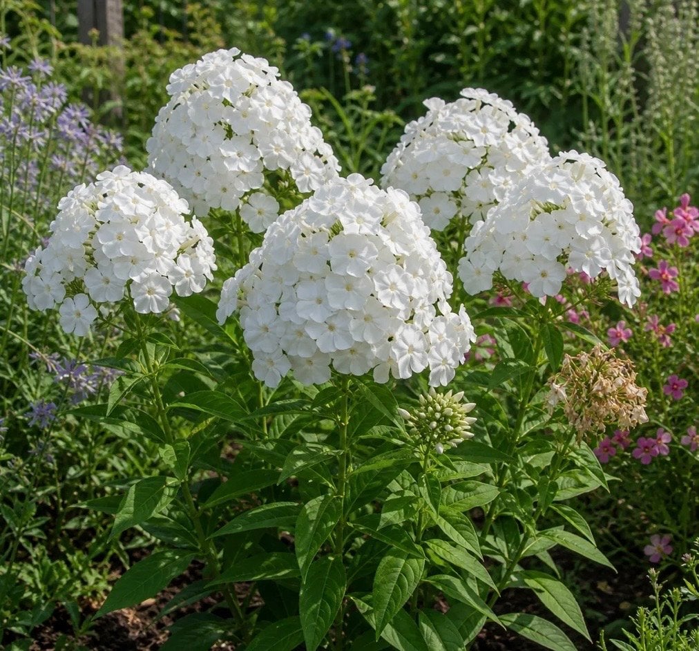 Witte Phlox - Prachtige Vaste Plant voor uw Tuin, Volle zon, Vaste plant, Zomer, Ophalen