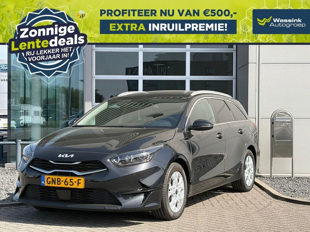 Kia Ceed Sportswagon Sw 1.0 T-GDi 100pk DynamicPlusLine | LE, Auto's, Voorwielaandrijving, Gebruikt, Euro 6, Zwart