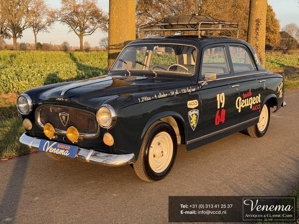 Peugeot 403 b7, Auto's, Peugeot, Particulier, Te koop, Overige modellen, Benzine, Overige carrosserieën, Geïmporteerd, Blauw, Stof