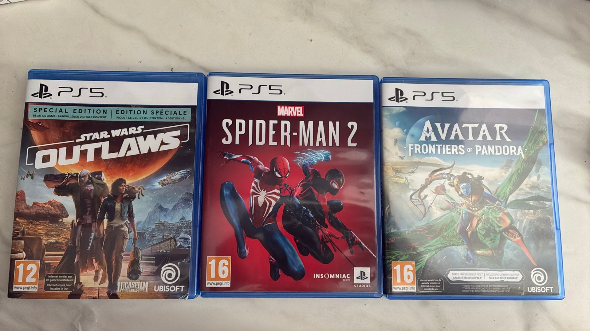 I’m selling 3 games for ps5, 1 speler, Refurbished, Vanaf 16 jaar, Ophalen