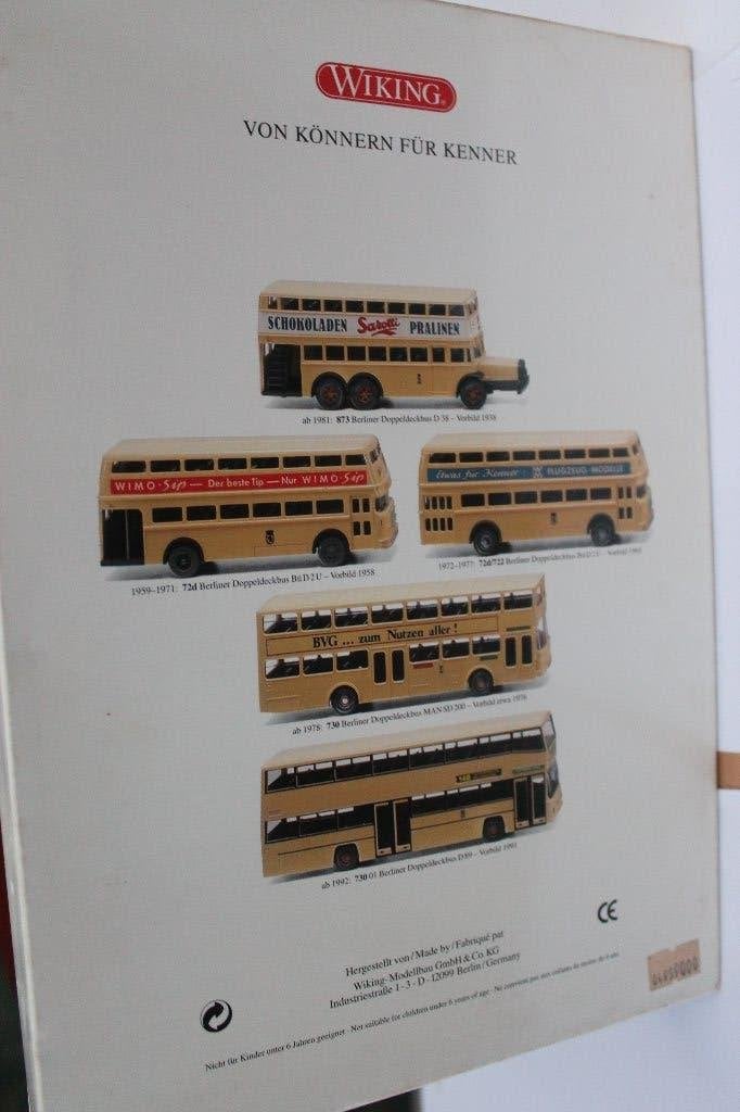 Wikingset '100 Jahre Motor-Omnibus', Ophalen of Verzenden, Zo goed als nieuw, Bus of Vrachtwagen, Wiking