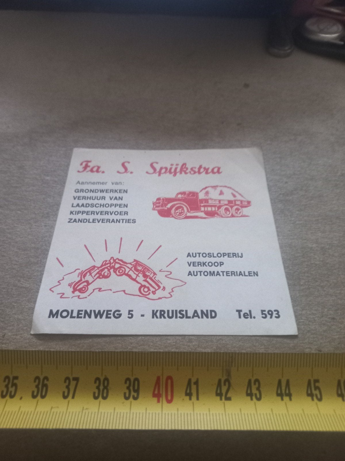 Fa. S. Spijkstra - Grondwerken & Autoslop, Ophalen of Verzenden
