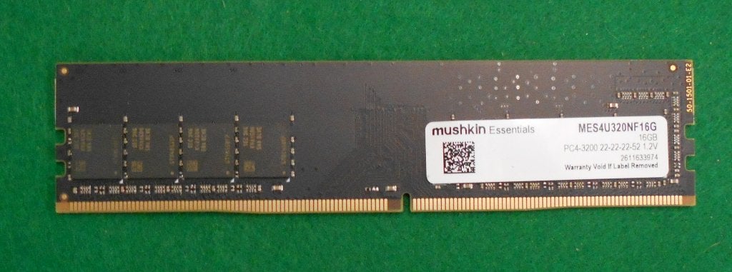 interngeheugen 16Gb Mushkin, Computers en Software, Ophalen, DDR4, Zo goed als nieuw, Desktop