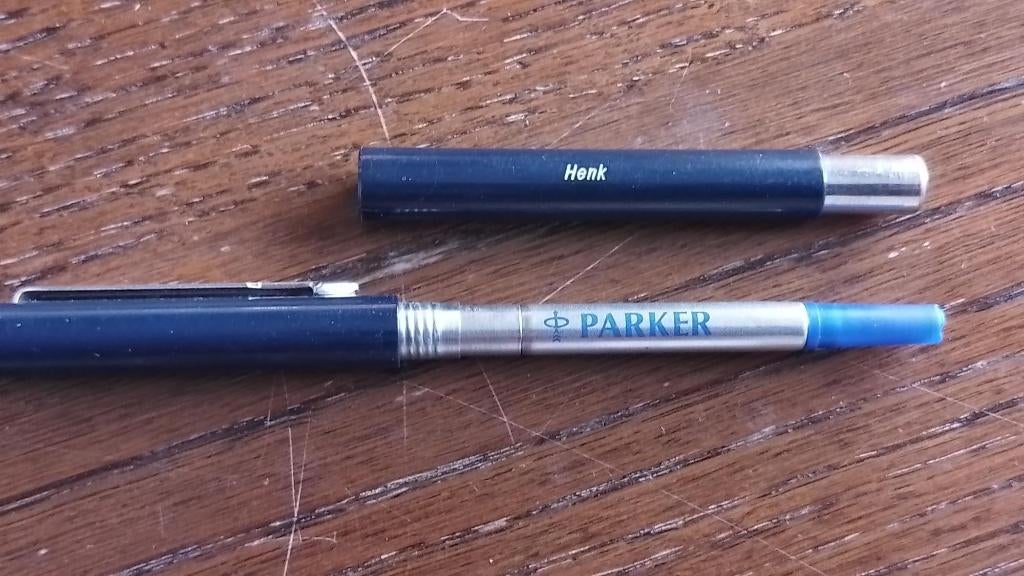 Parker pen 'Henk', Verzenden, Gebruikt