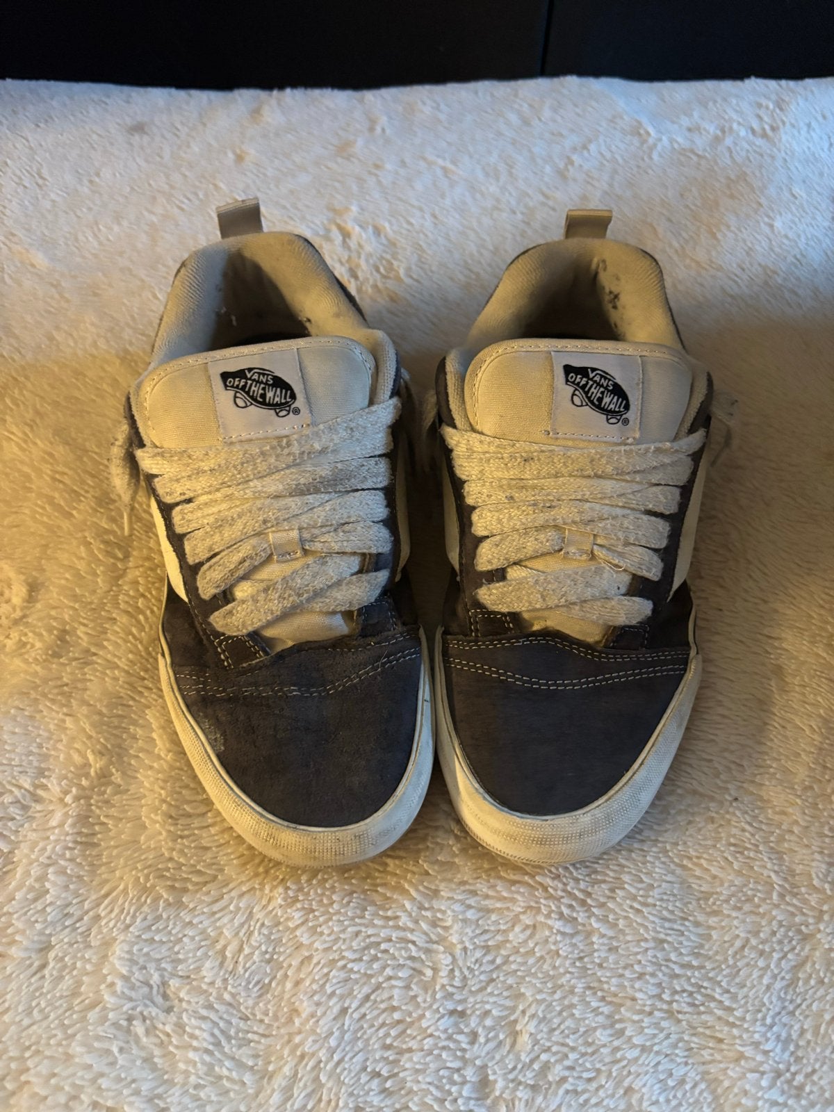 Vans Knu Skool sneakers - comfortabel en trendy, Ophalen of Verzenden, Gedragen, Zwart, Sneakers of Gympen