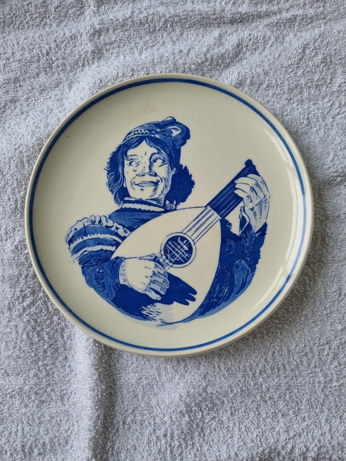 Uniek gesigneerd Delfts Blauw bord 17cm - Royal G, Antiek en Kunst, Ophalen of Verzenden