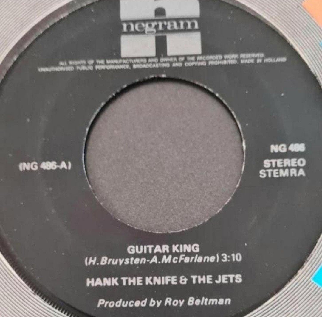 HANK THE KNIFE & THE JETS - GUITAR MAN, Ophalen of Verzenden, Gebruikt