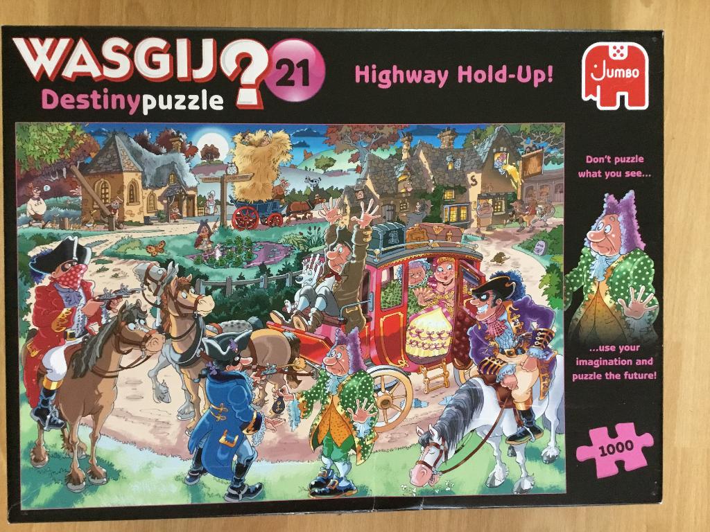 Legpuzzel Wasgij, Ophalen, 500 t/m 1500 stukjes, Zo goed als nieuw, Legpuzzel