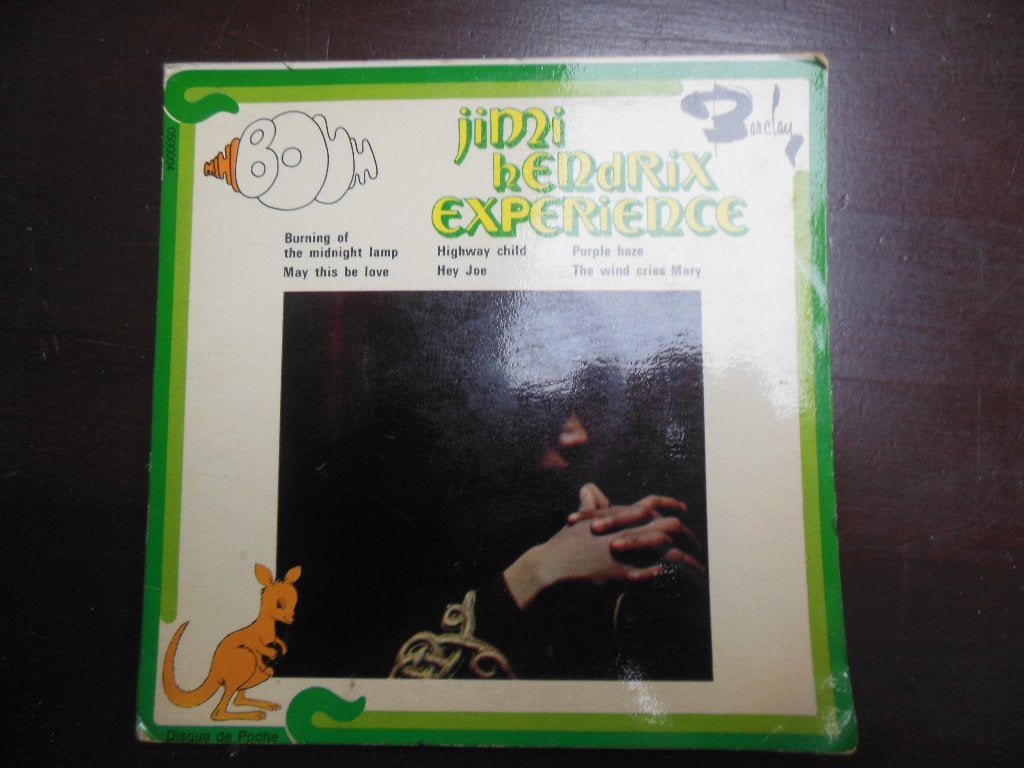 single jimi hendrix experience 33rpm vinyl rock record, Overige formaten, Ophalen of Verzenden, Zo goed als nieuw, Rock en Metal