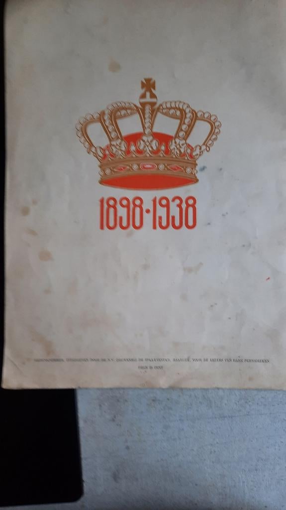 Herinneringsalbum Koningin Wilhelmina, Ophalen of Verzenden, Gebruikt, Nederland, Tijdschrift of Boek