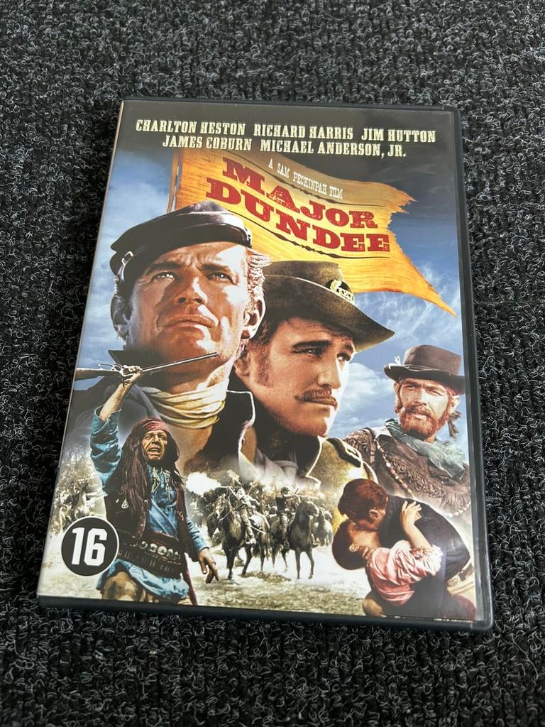 Major dundee op dvd 1964, 1960 tot 1980, Gebruikt, Vanaf 16 jaar, Ophalen of Verzenden