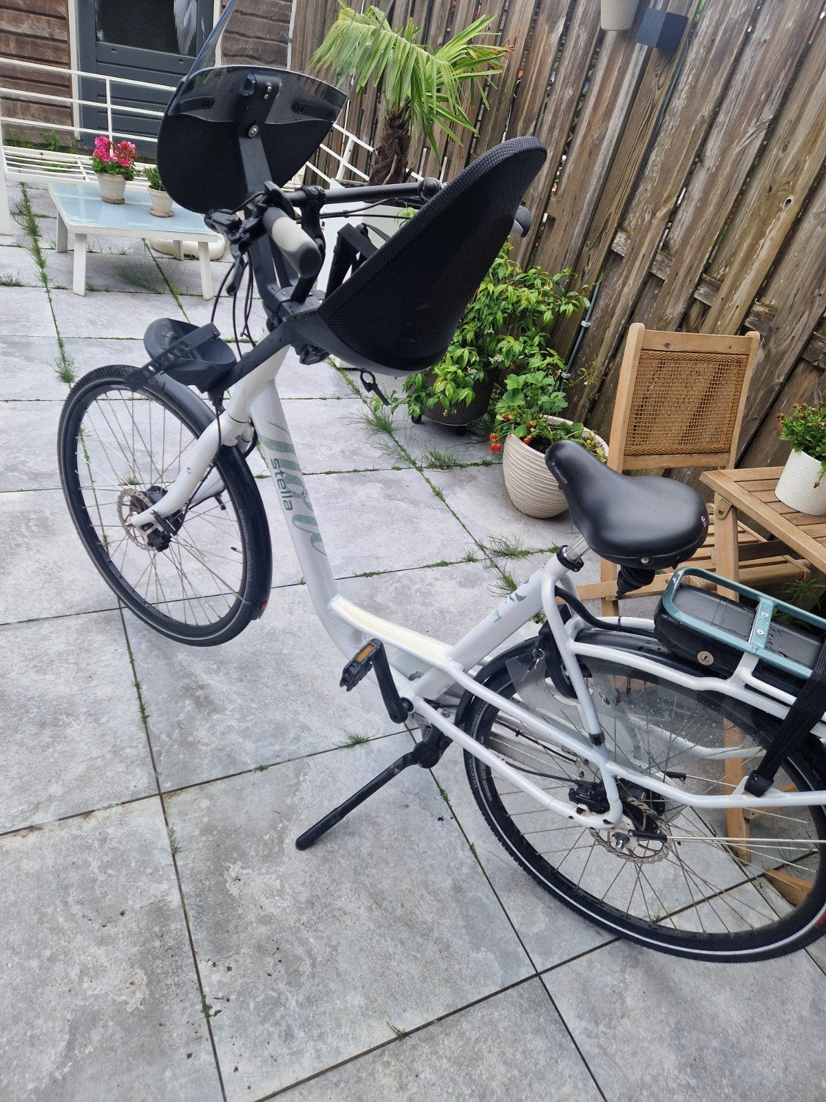 Stella Fiore FDST elektrische moederfiets als nieuw, Fietsen en Brommers, Elektrische fietsen, 51 tot 55 cm, Ophalen, Zo goed als nieuw