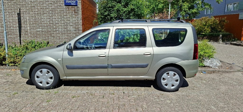 Dacia Logan 1.6 77KW MCV 7P 2011 Grijs, Voorwielaandrijving, 1160 kg, Stof, 4 cilinders
