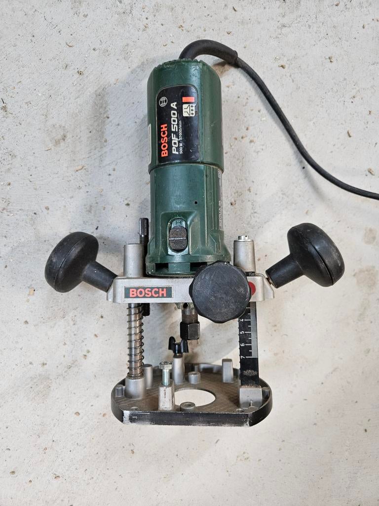 Bosch Bovenfrees POF 500 A, Gebruikt, Ophalen of Verzenden, Bovenfrees, Bosch