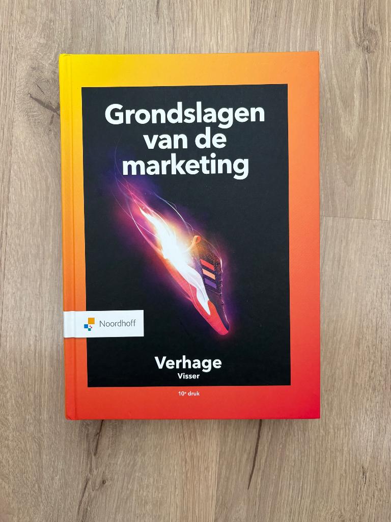 Grondslagen van de marketing, Boeken, Verzenden, Zo goed als nieuw, Bronis Verhage, Economie en Marketing