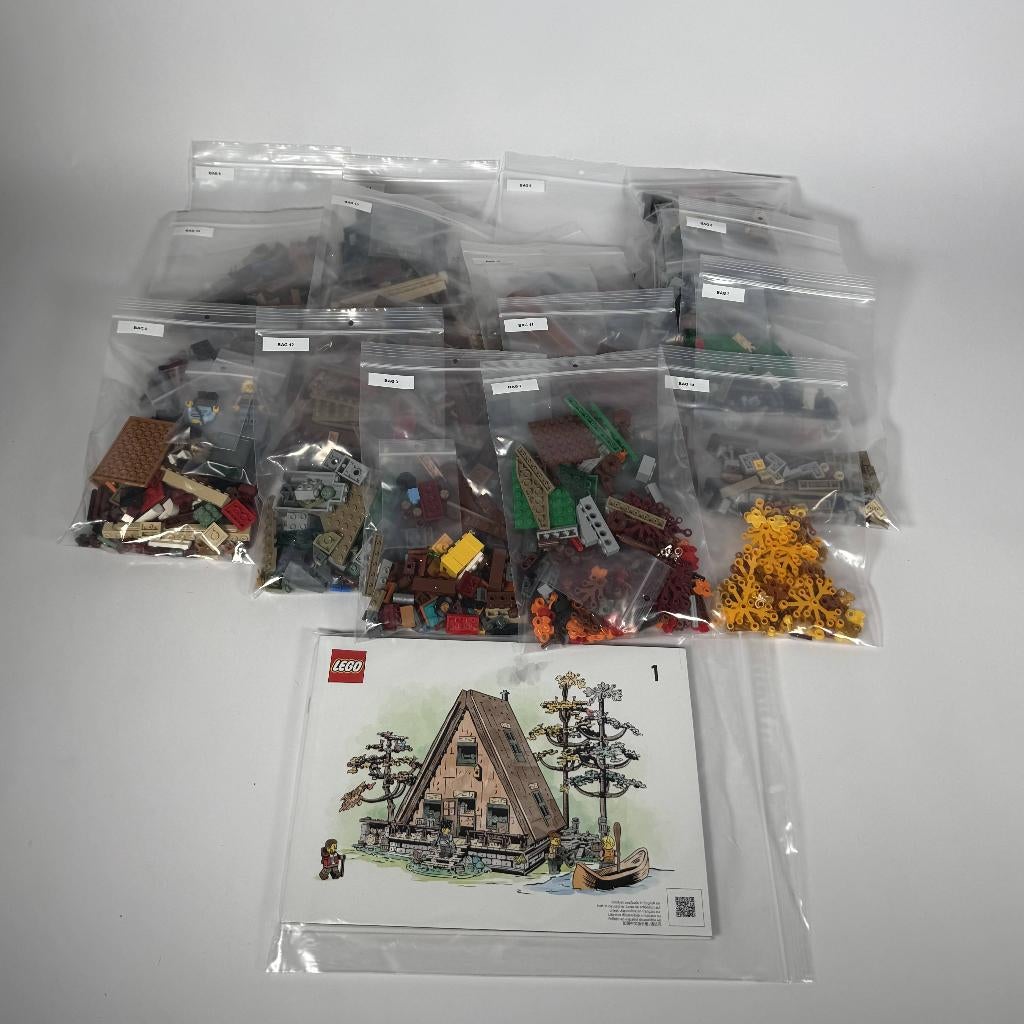 LEGO Ideas 21338 A Frame Cabin, Compleet, Lego, Ophalen of Verzenden, Complete set