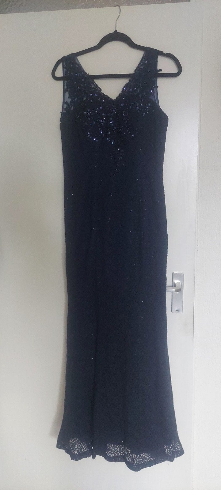 gala lange jurk, Kleding | Dames, Gelegenheidskleding, Ophalen of Verzenden, Zo goed als nieuw, Blauw, Galajurk