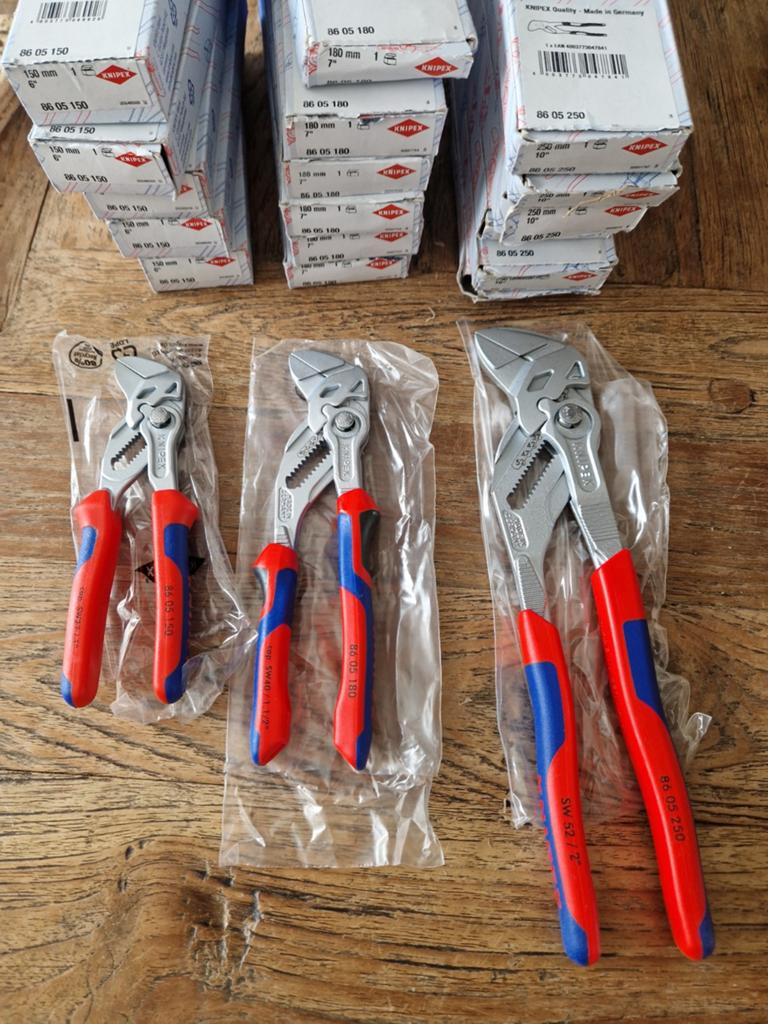Knipex sleuteltang 86 05 150 - 180 - 250, Ophalen of Verzenden, Nieuw