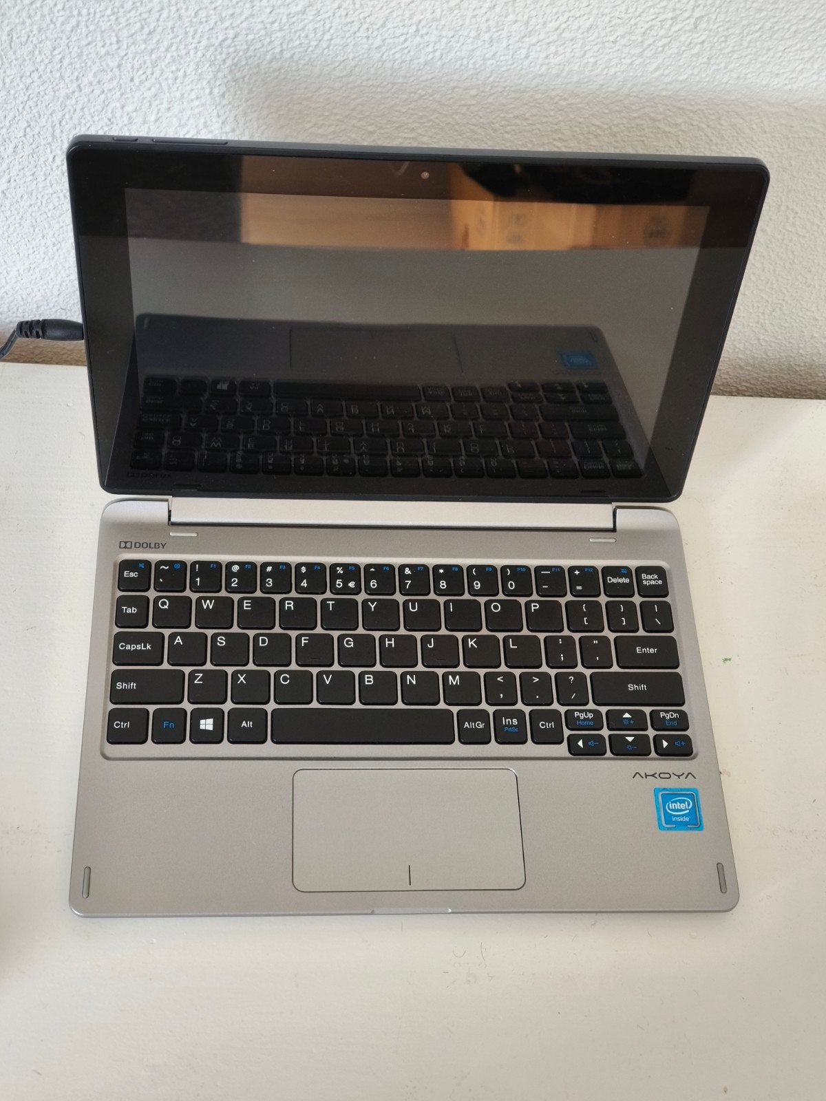 Medion Akoya E1239T laptop / tablet, Computers en Software, Windows Laptops, Minder dan 4 GB, Qwerty, Minder dan 2 Ghz, 10 inch of minder