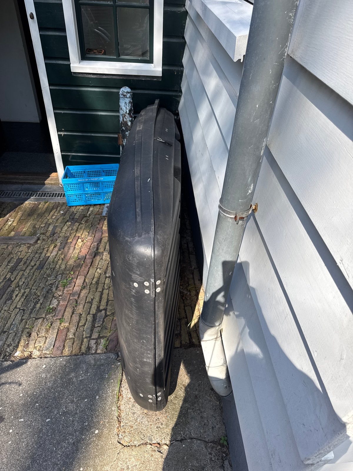 Dakkoffer met dakdragers, Auto diversen, Dakkoffers, Ophalen, Gebruikt
