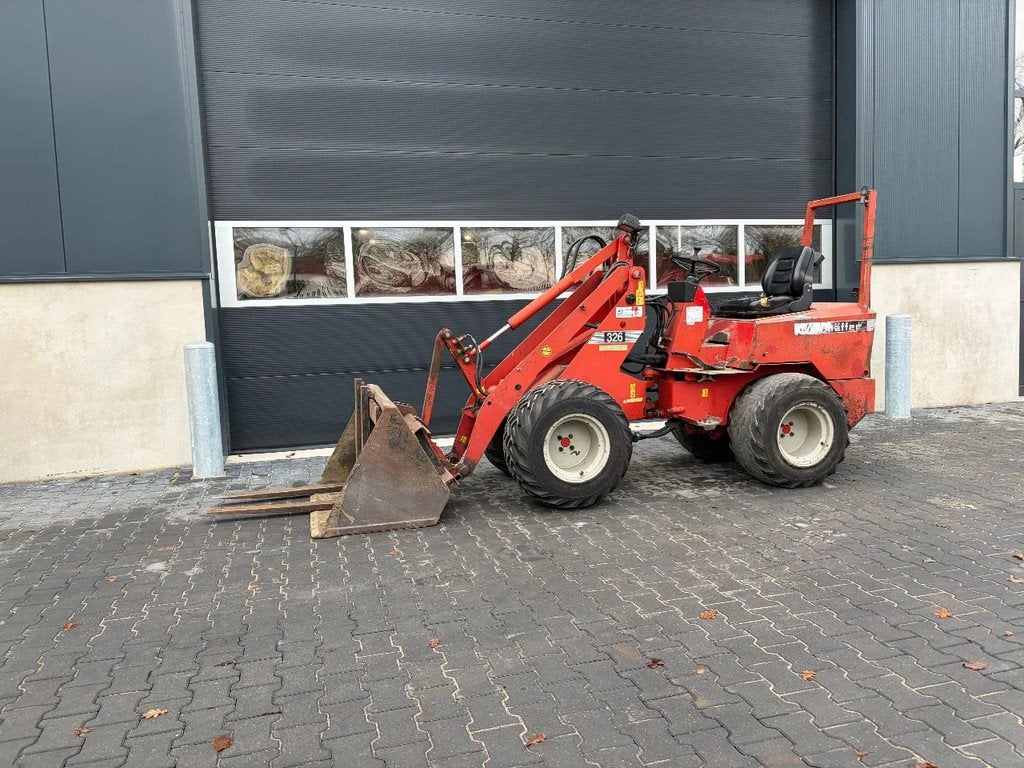 Schäffer 326 minishovel/shovel (bj 1997), Wiellader of Shovel