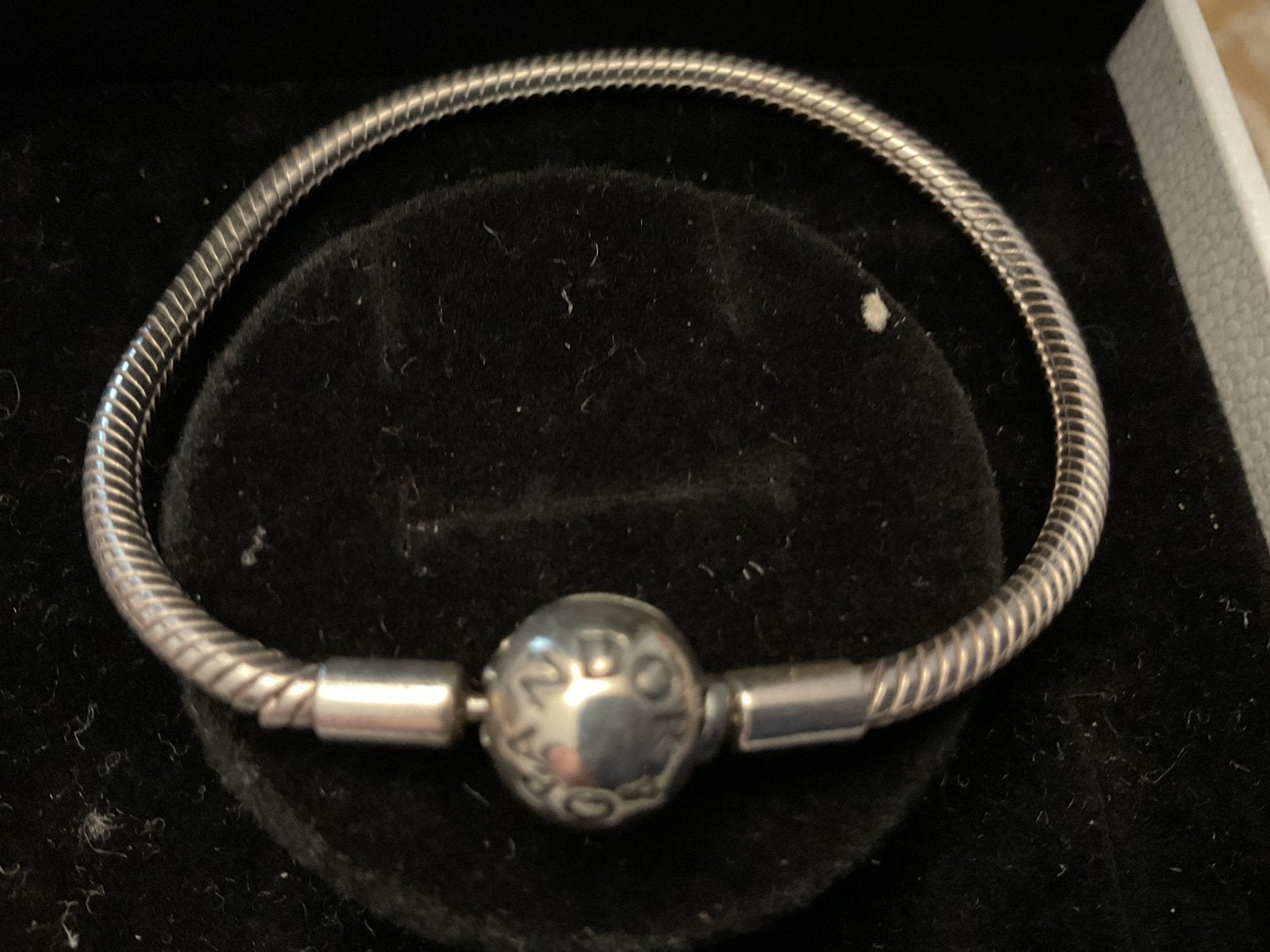 Pandora Armband 17 cm, Sieraden, Tassen en Uiterlijk, Bedels, Verzenden, Zo goed als nieuw, Zilver, Pandora