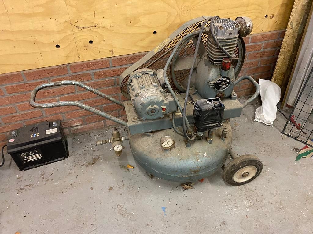 Berko compressor van compressorfabriek wijchen, Minder dan 25 liter, Ophalen, Minder dan 200 liter/min