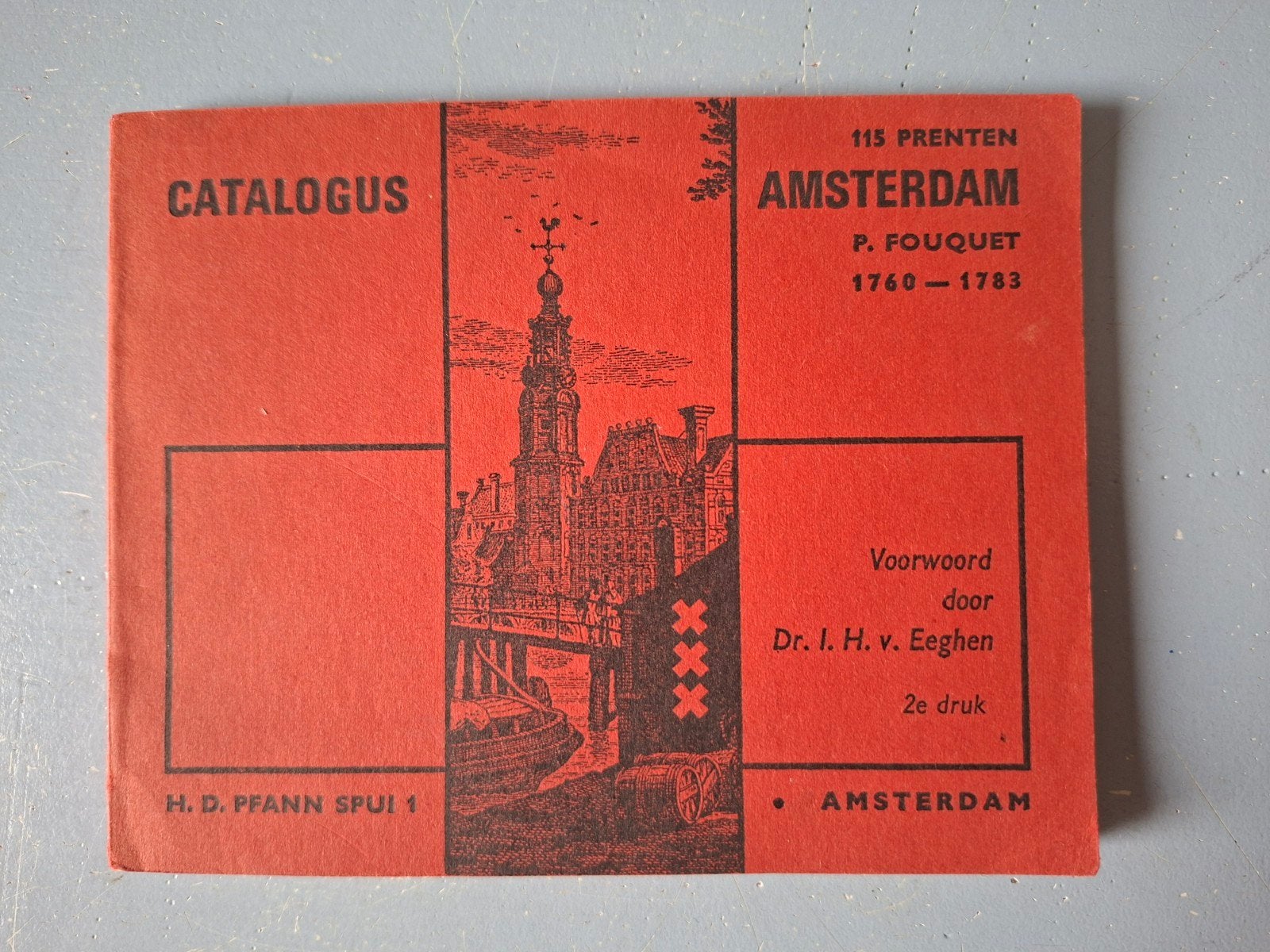 Catalogus 115 prenten Amsterdam door P. Fouquet, Ophalen of Verzenden, Gelezen