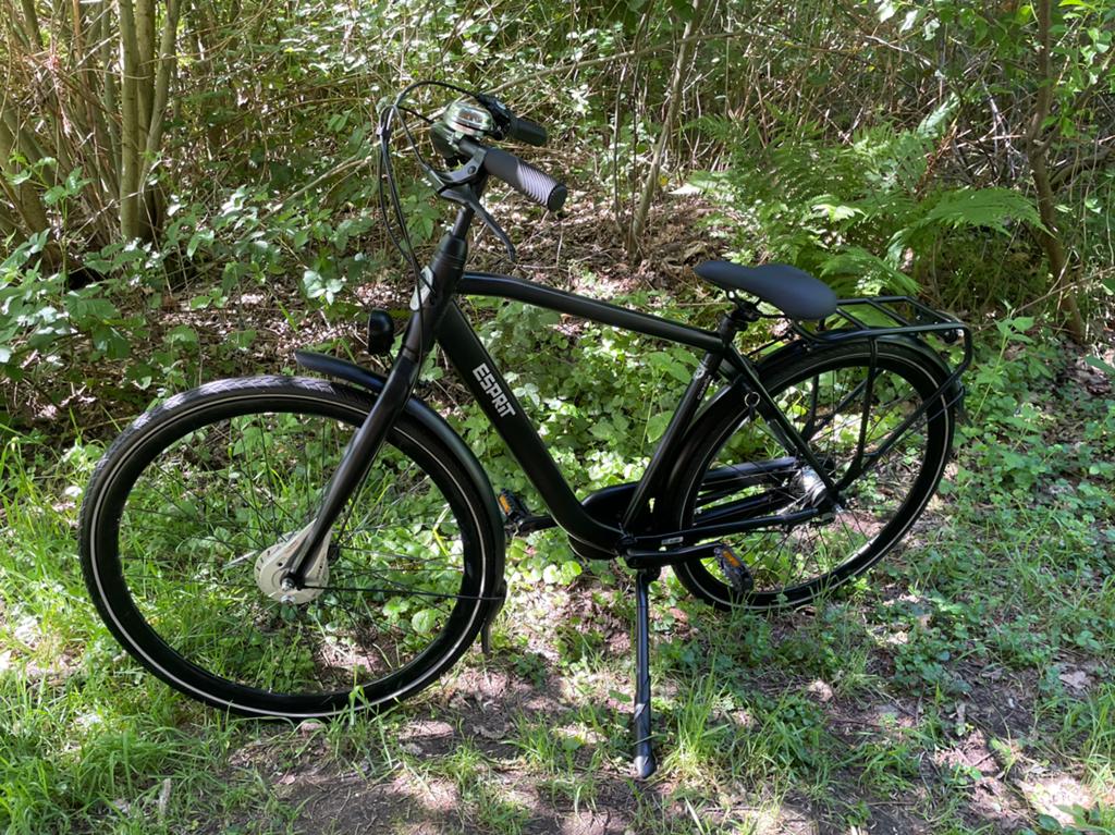Gazelle esprit mat zwart 28 inch framemaat 49 cm, 26 inch of meer, Versnellingen, Ophalen of Verzenden, Zo goed als nieuw