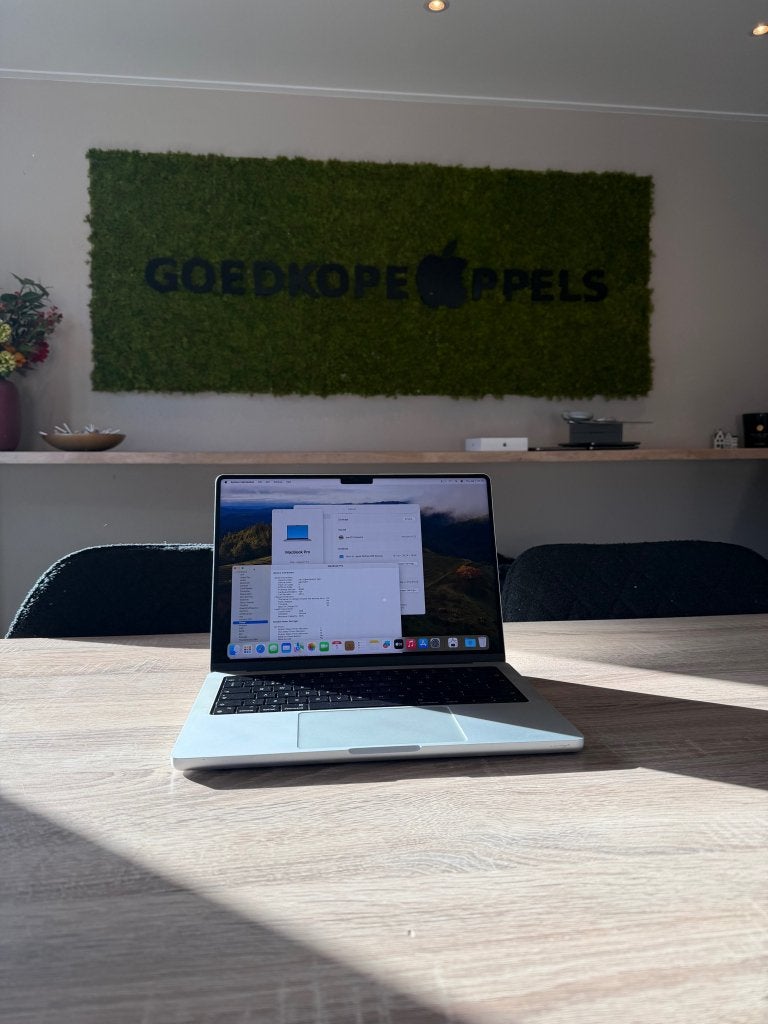 MacBook Pro 14 inch m1 16GB 512GB Zilver, Cupertino California, Nieuw, Support@apple.com, Ophalen